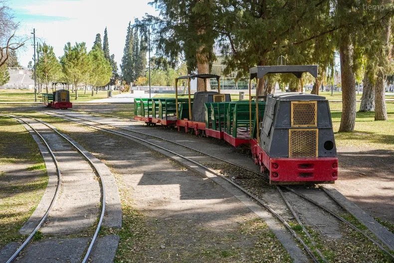 El trencito del Parque de Mayo está a punto de volver: buenas noticias para los sanjuaninos