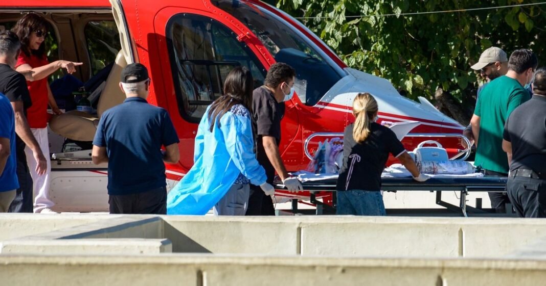 Operativo de película para salvar a una beba sanjuanina: la trasladaron en helicóptero a Mendoza de urgencia