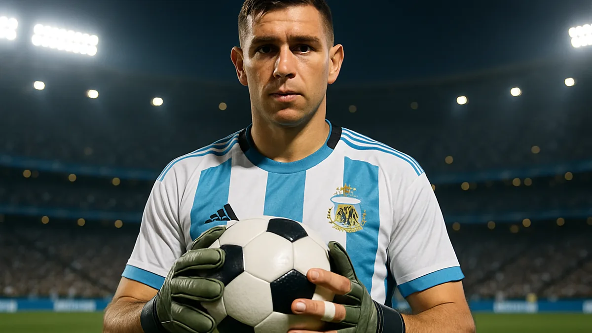 Dibu Martínez tiene fractura en un dedo pero llegaría al Mundial