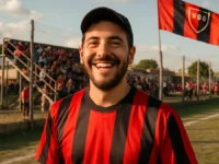 El hincha que pone bloques, pinta y hasta rompe parejas por La Chimbera