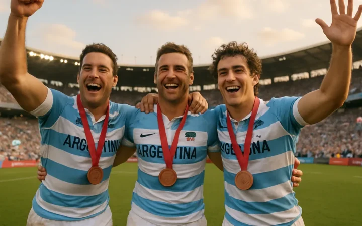 Los Pumas 7s se colgaron el bronce en Valladolid y van por todo en Bordeaux