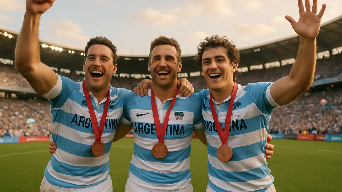 Los Pumas 7s se colgaron el bronce en Valladolid y van por todo en Bordeaux