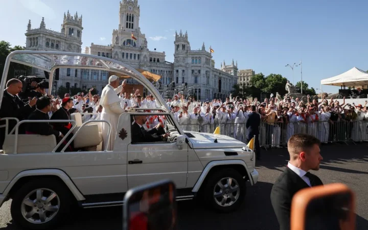 León XIV celebró misa ante un millón de personas en Madrid