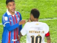 Neymar, expulsado por taparse la boca: se pierde dos partidos y el clásico ante Palmeiras
