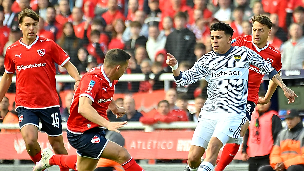 Boca le ganó 1-0 a Independiente y se trepó a la cima de la Tabla Anual