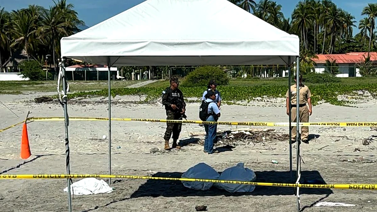 Dos colombianos murieron arrastrados por el mar en una playa de El Salvador