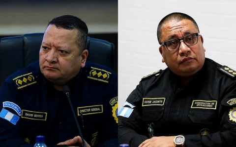 Por qué Guatemala destituyó a los dos jefes de su policía en un solo día