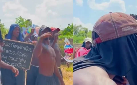El video viral que le hicieron al Huevo Acuña antes del Superclásico