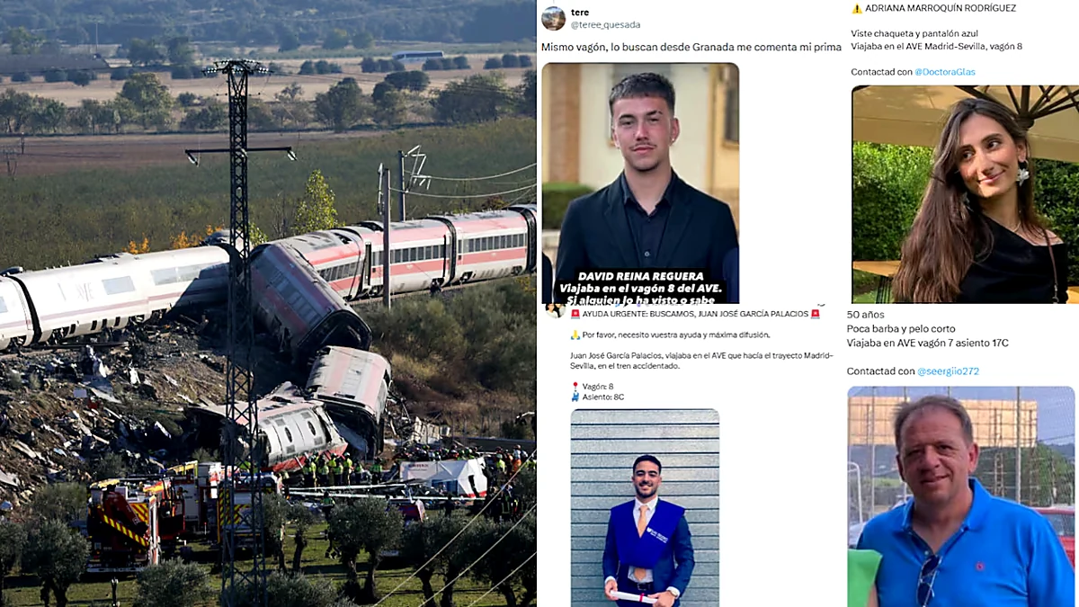 68 muertos en un choque de trenes en España y buscan desaparecidos