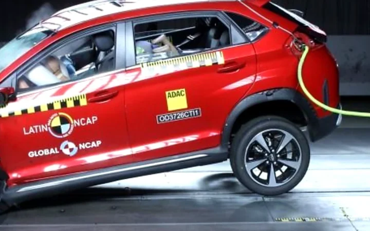 El auto chino que se vende en Argentina y sacó cero estrellas en seguridad