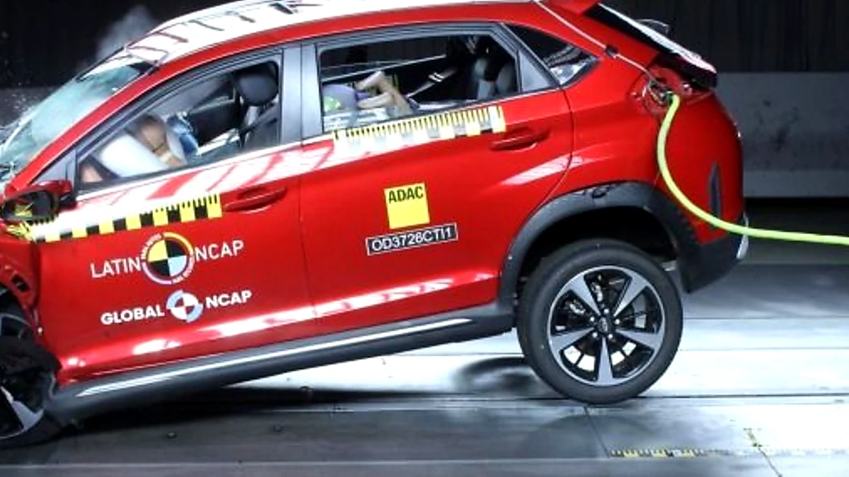 El auto chino que se vende en Argentina y sacó cero estrellas en seguridad